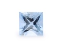 Aquamarine 7.19x7.10mm Princess Cut