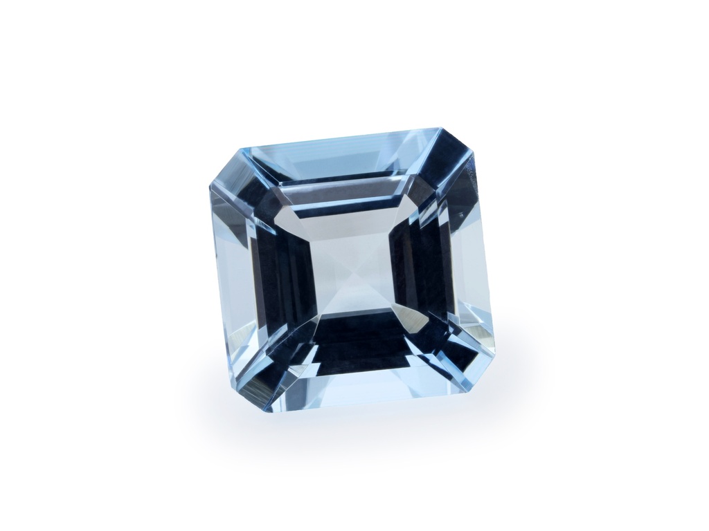 Aquamarine 8.15x8.15mm Square Emerald Cut