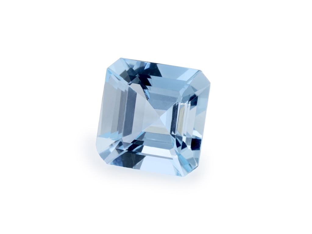 Aquamarine 8.05x8.02mm Square Emerald Cut