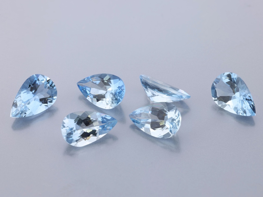 Aquamarine 8x5mm Pear Shape