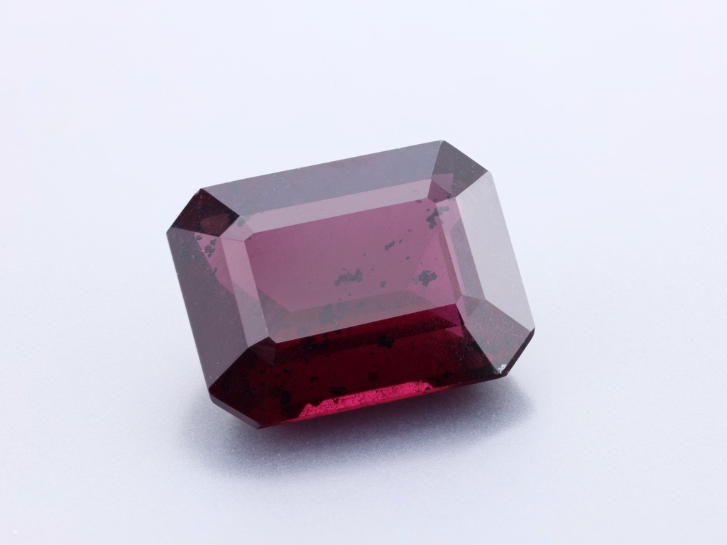 Rhodolite Garnet 11.85x9.1mm Emerald Cut