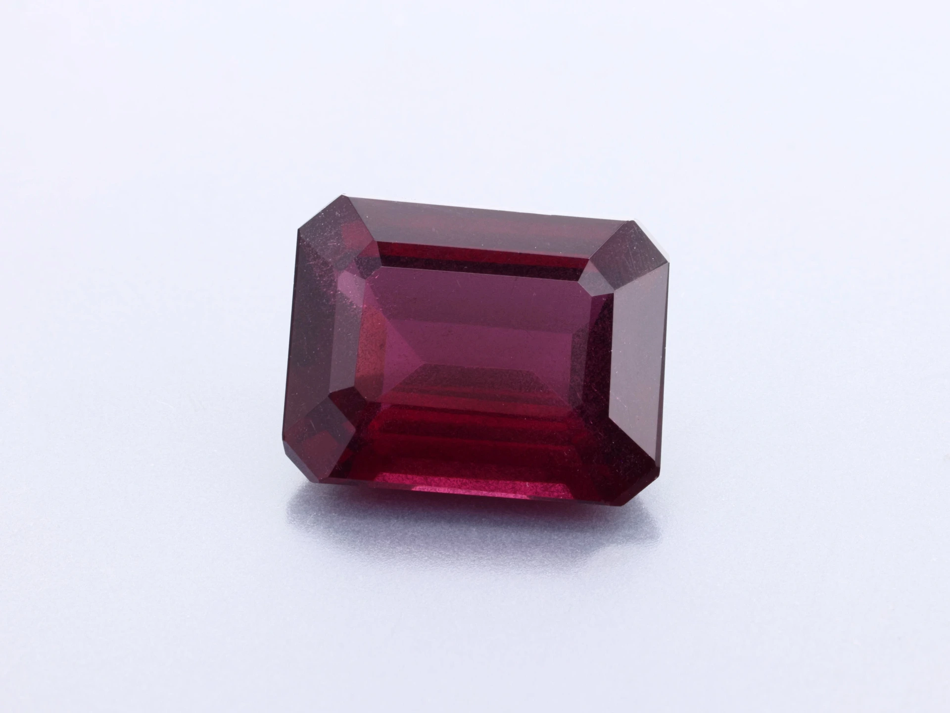 Rhodolite Garnet 8.2x7.1mm Emerald Cut