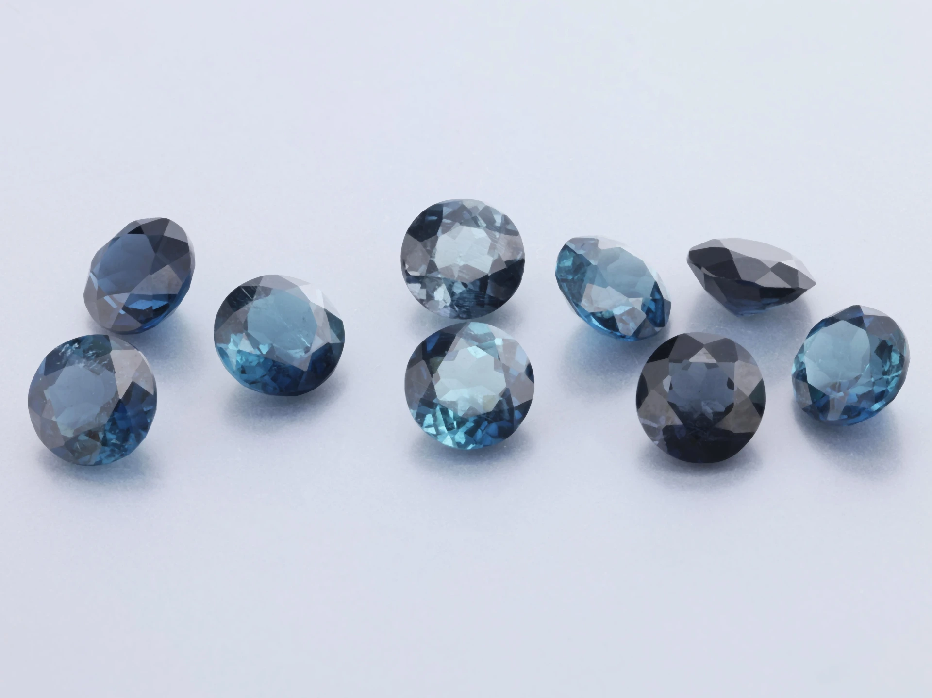 Blue Tourmaline 5.00mm Round Dark