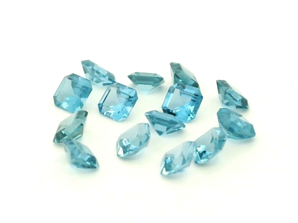 Synthetic/Lab Grown Spinel 4.00mm Square Emerald Cut Blue