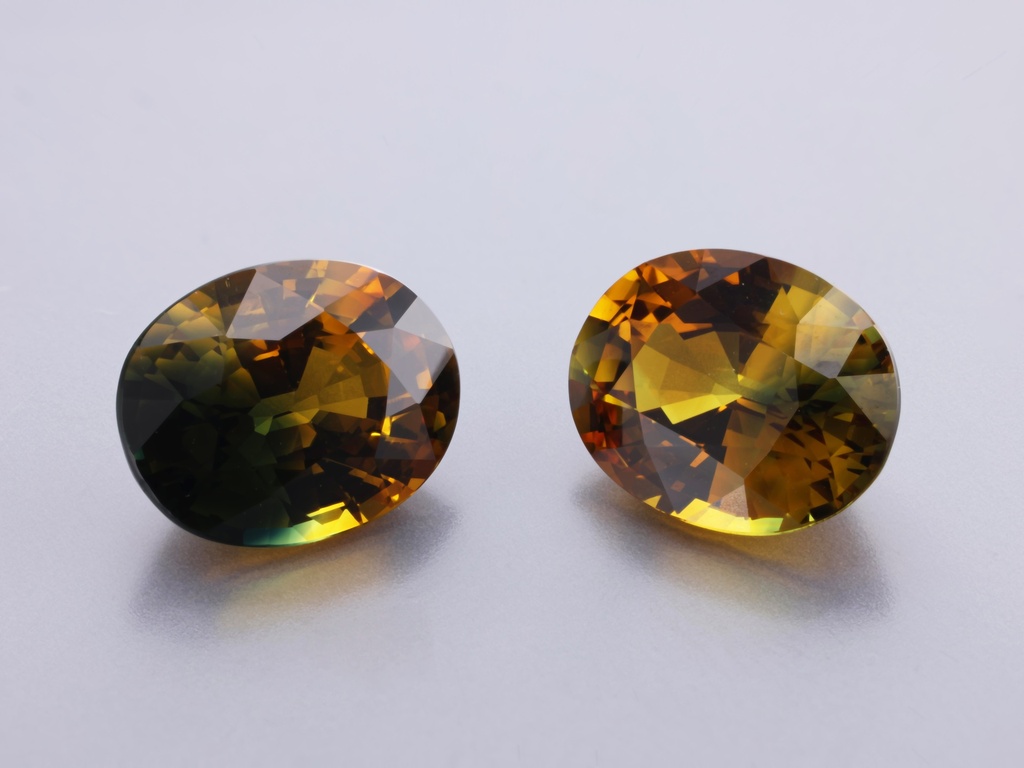 Parti Sapphire 8x7mm Oval