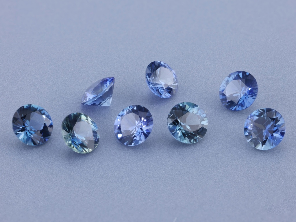 Ceylon Sapphire 3.25mm Round Blue Parcel