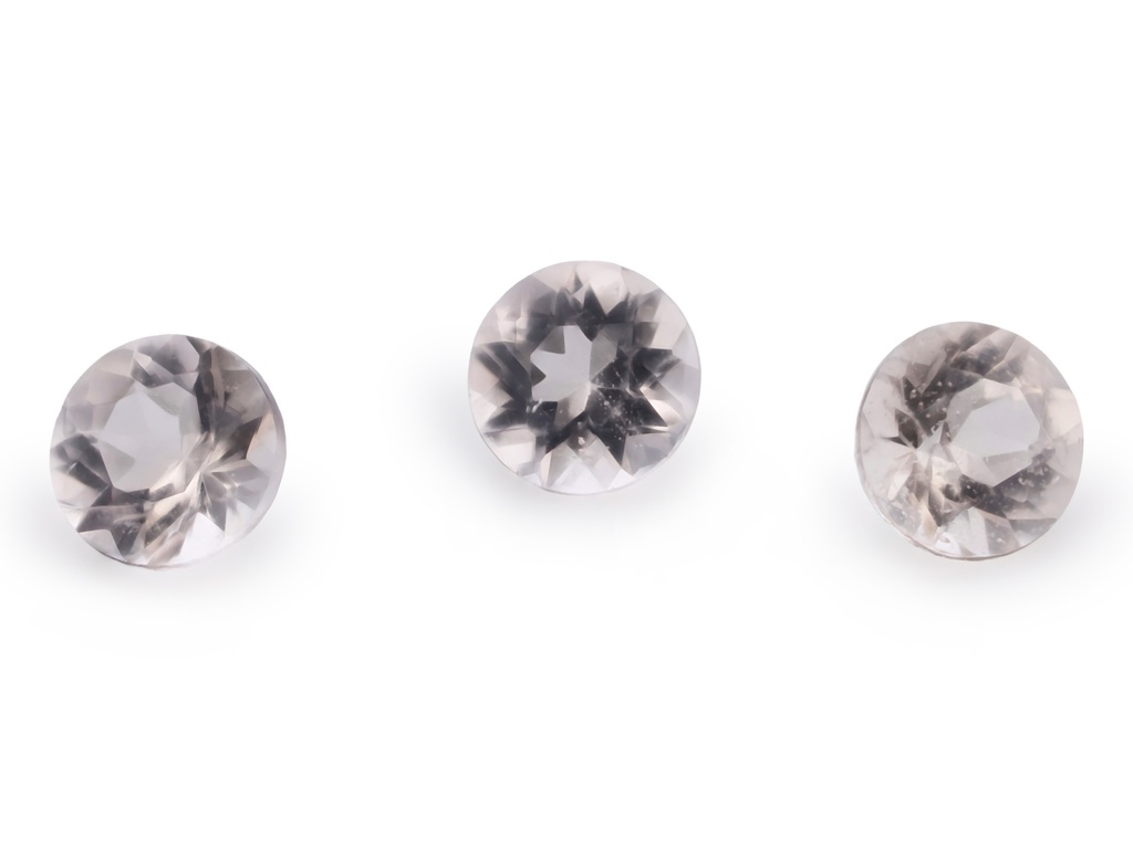 [BMRB0325] Morganite 3.25mm +/- Round Apricot