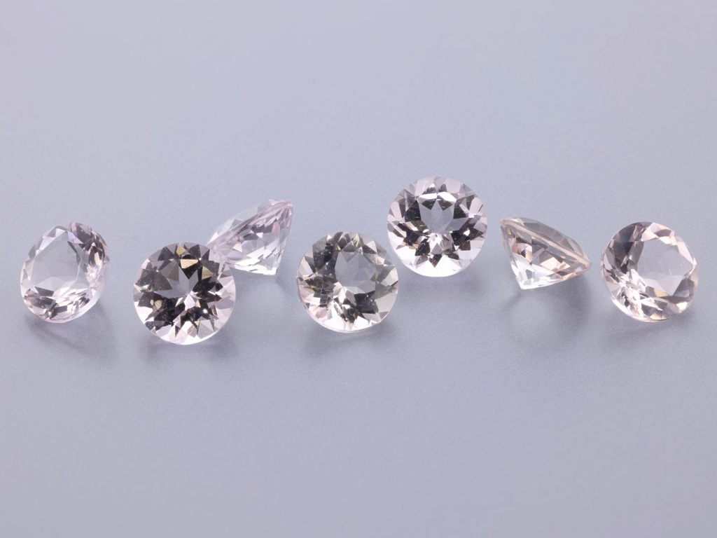 [BMRB0525] Morganite 5.25mm Round Pink