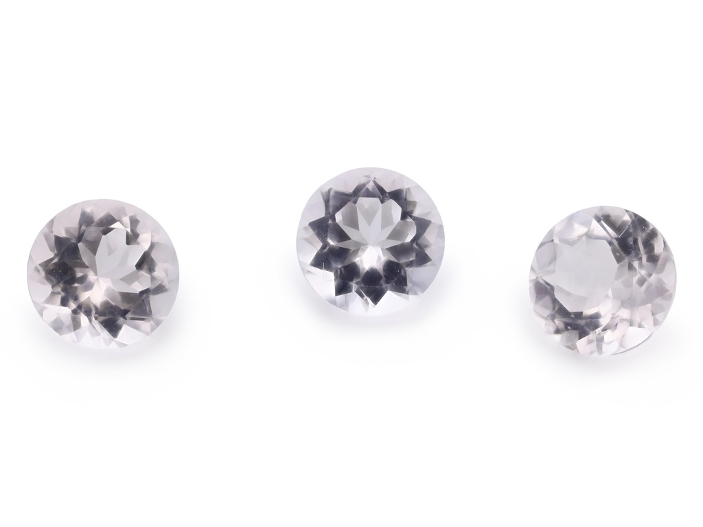 [BMRB0625] Morganite 6.25mm +/- Round Pink