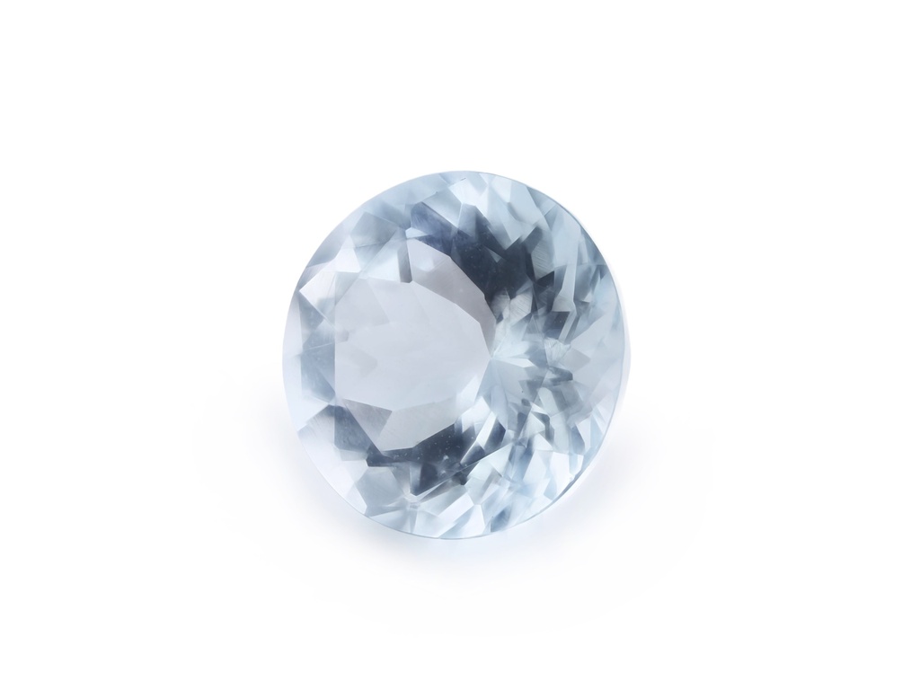Aquamarine 7.60mm Round Mid Blue