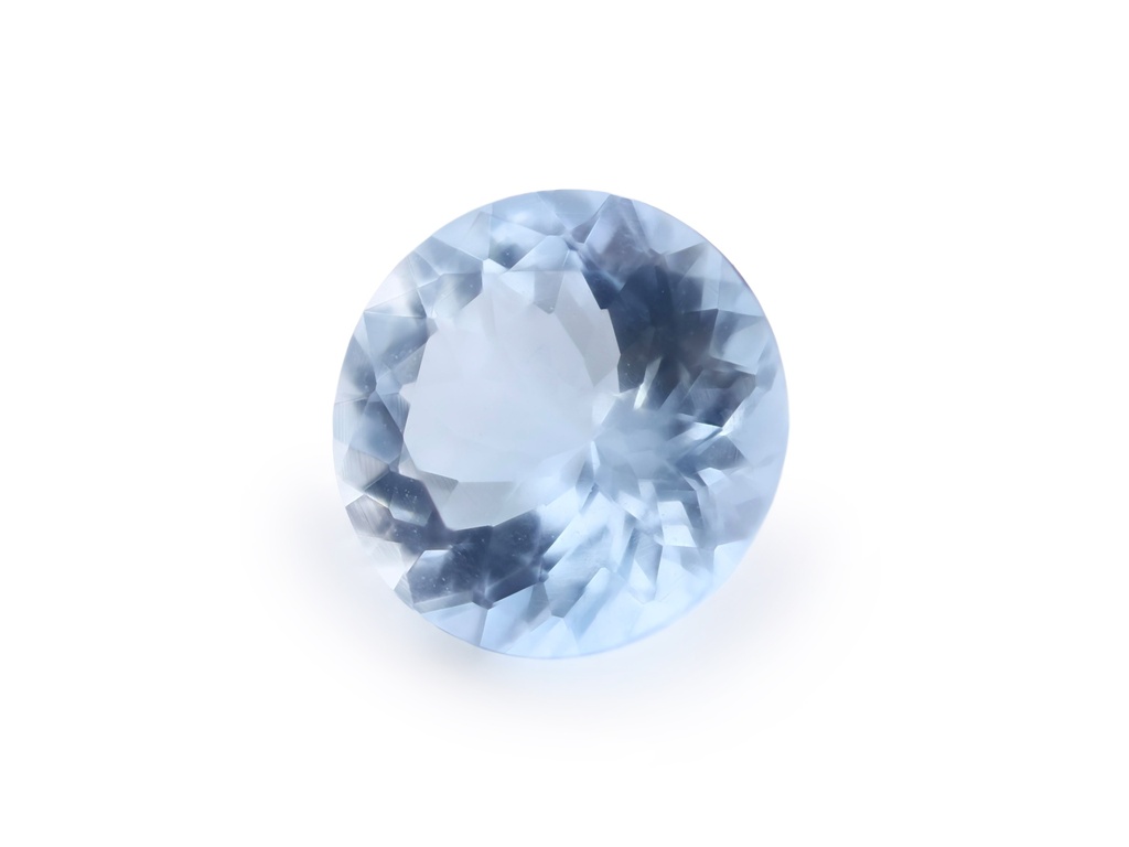 Aquamarine 7.50mm Round Dark Blue