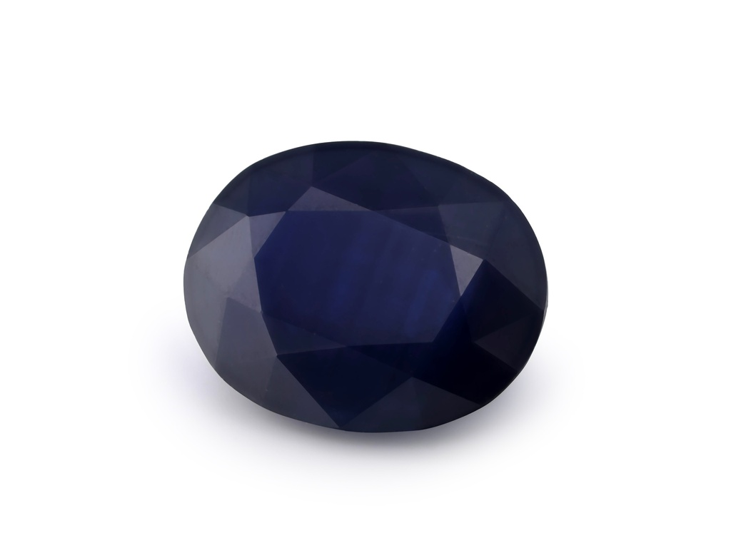 [SAVB0907X11] Australian Sapphire 9x7mm Oval Dark Blue