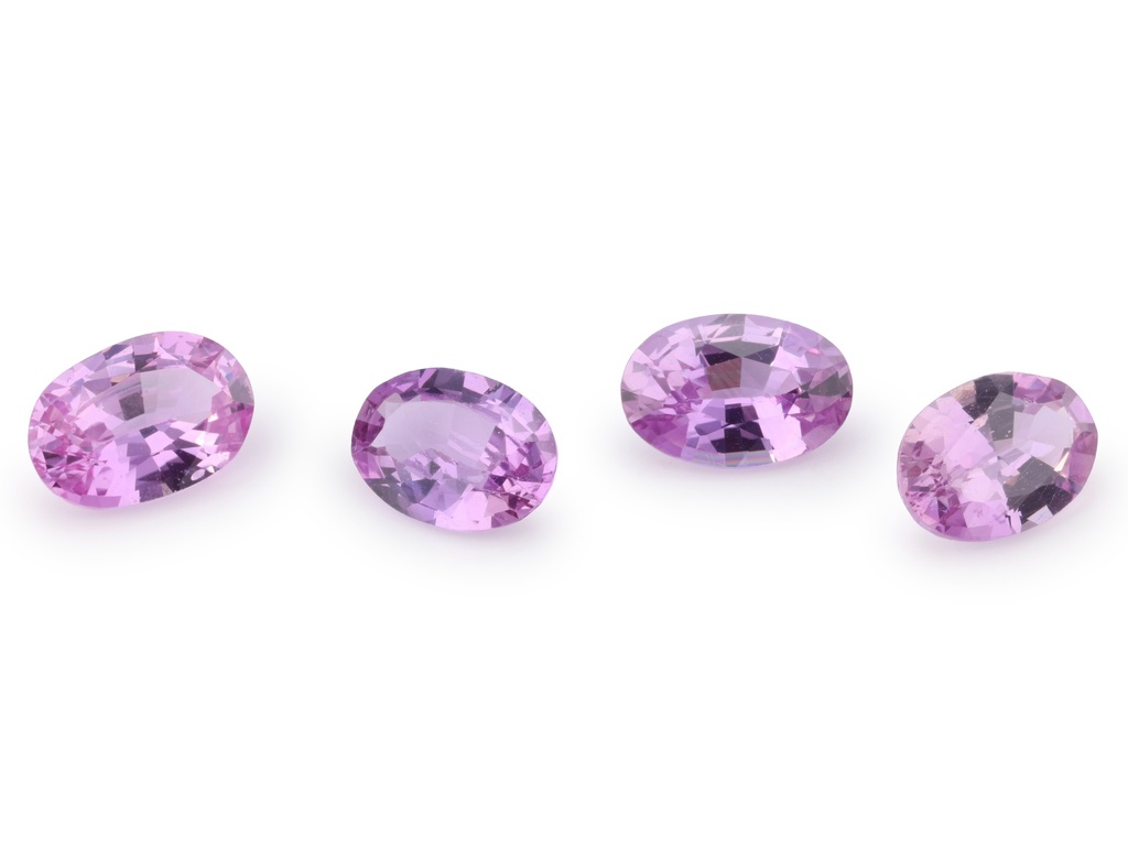 Pink Sapphire 6x4mm Oval Dark