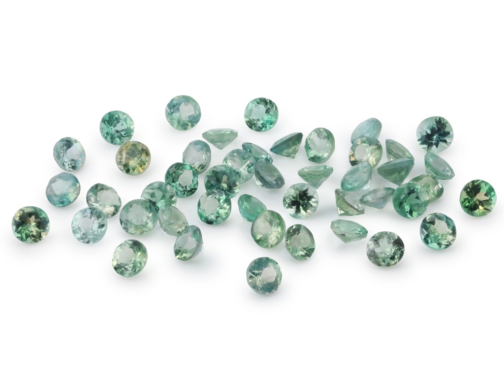 Alexandrite 2.25mm Round Diamond Cut