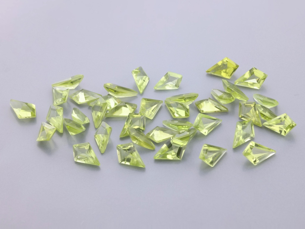 Peridot 6x4mm Kite Shape