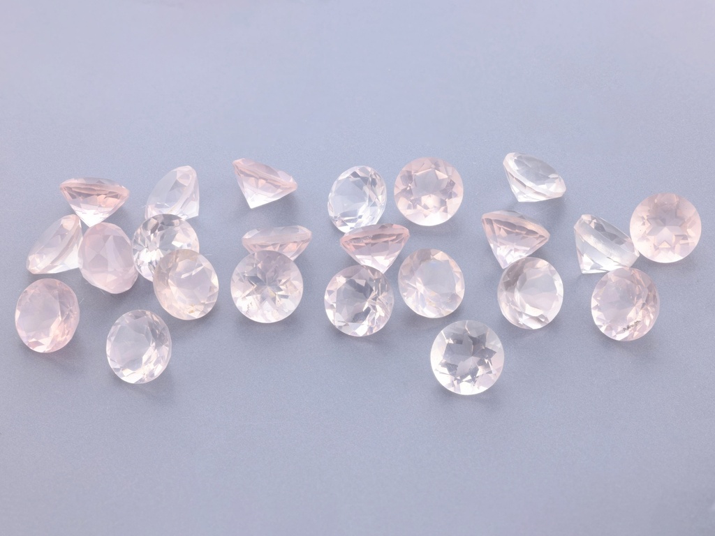 [QRRB0600M] Rose Quartz 6.00mm Round Mid