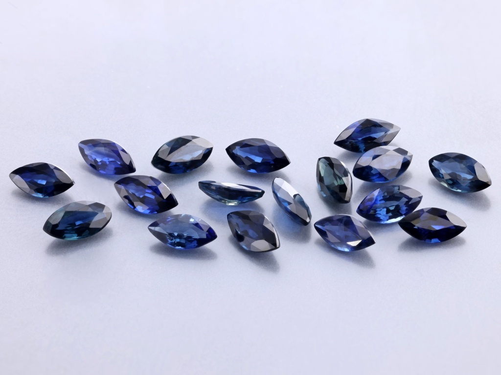 Australian Sapphire 5x2.5mm Marquise Blue