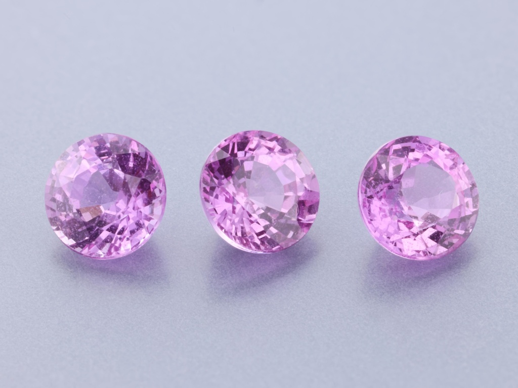 Pink Sapphire 5.00mm Round Mid