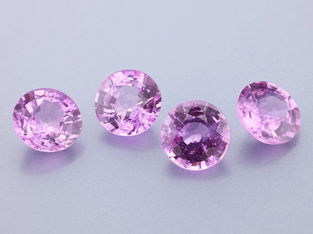 Pink Sapphire 6.00mm Round Mid