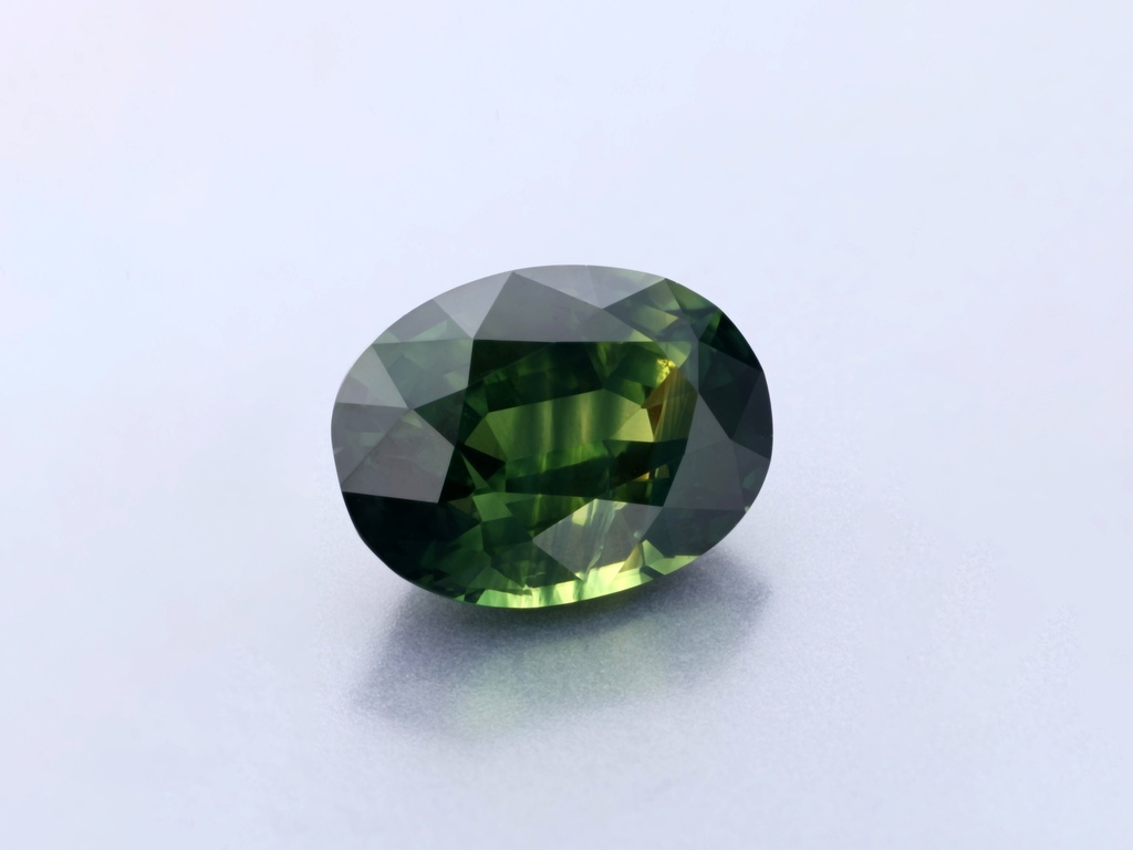 Parti Sapphire 8.02 x 6.00 x 4.42mm Oval