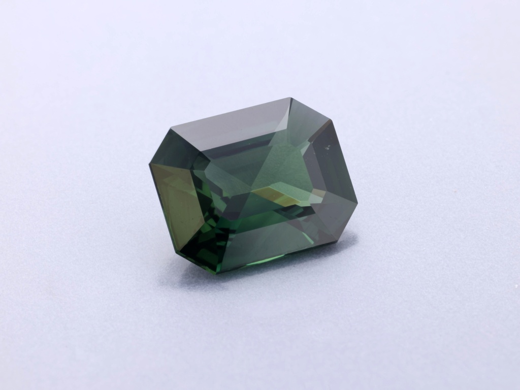 Parti Sapphire 6.87 x 5.52 x 2.92mm Emerald Cut