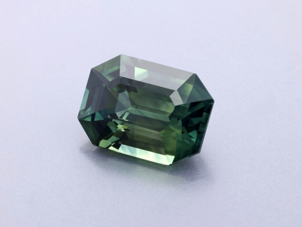 Parti Sapphire 7.92 x 5.72 x 3.82mm Emerald Cut