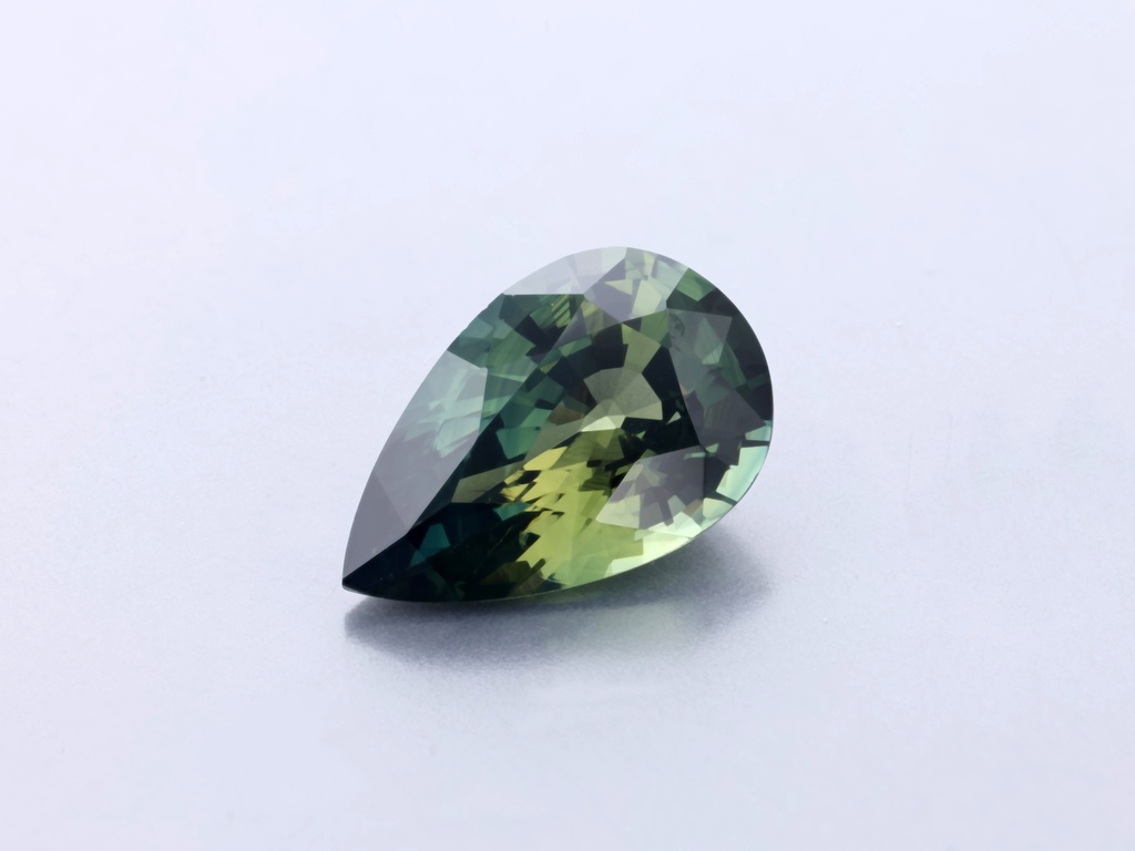 Parti Sapphire 9.00 x 5.80 x 3.73mm Pear Shape