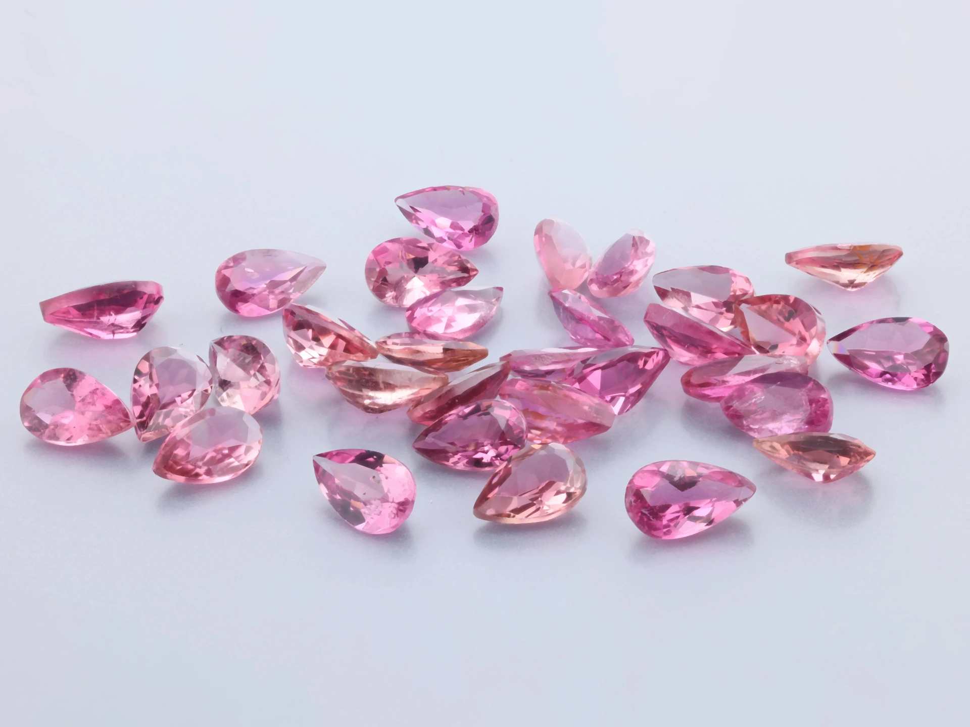Pink Tourmaline 5x3mm Pear Shape