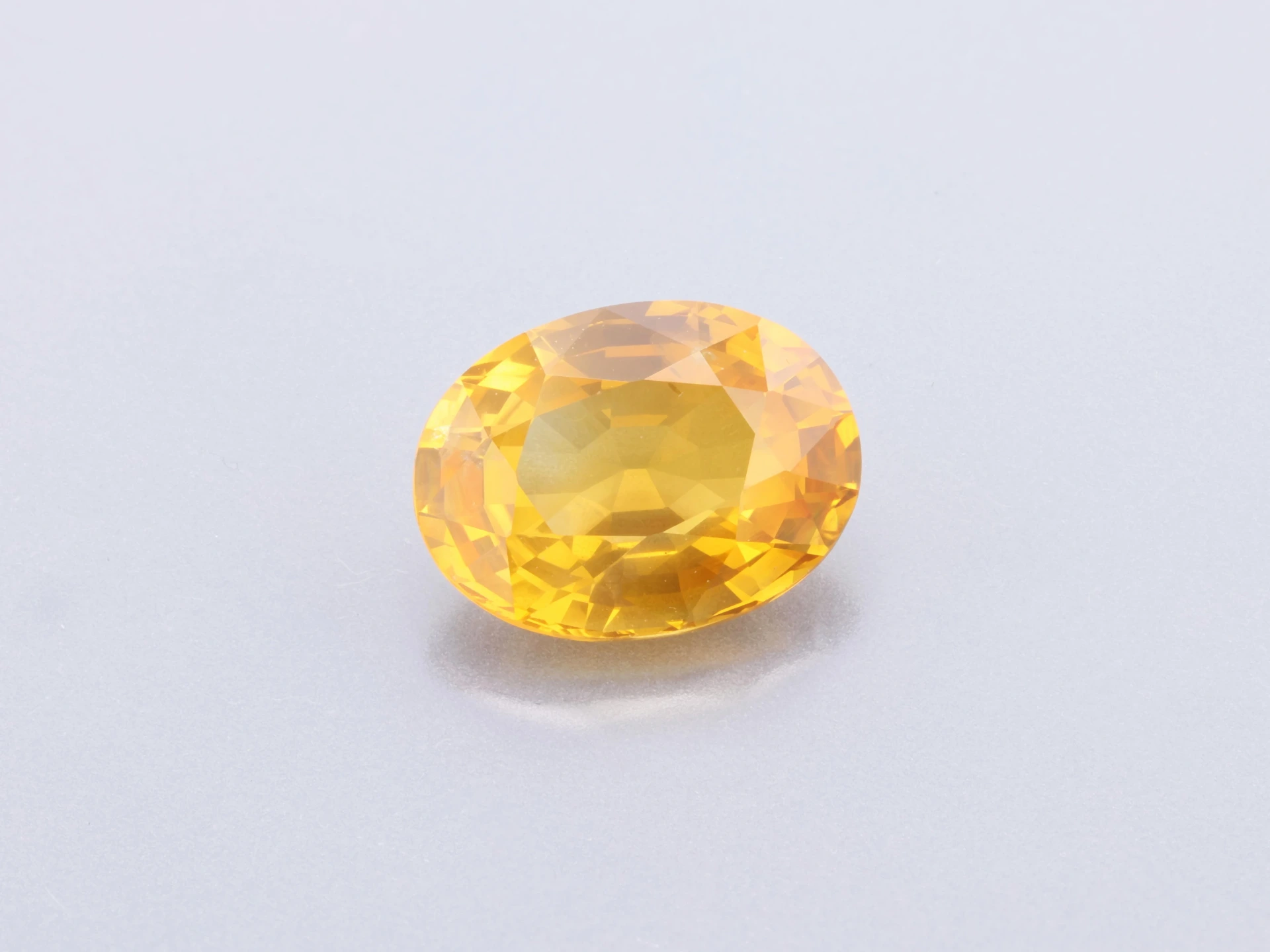 Montana Sapphire 8.19 x 6.16 x 3.84mm Oval Orange