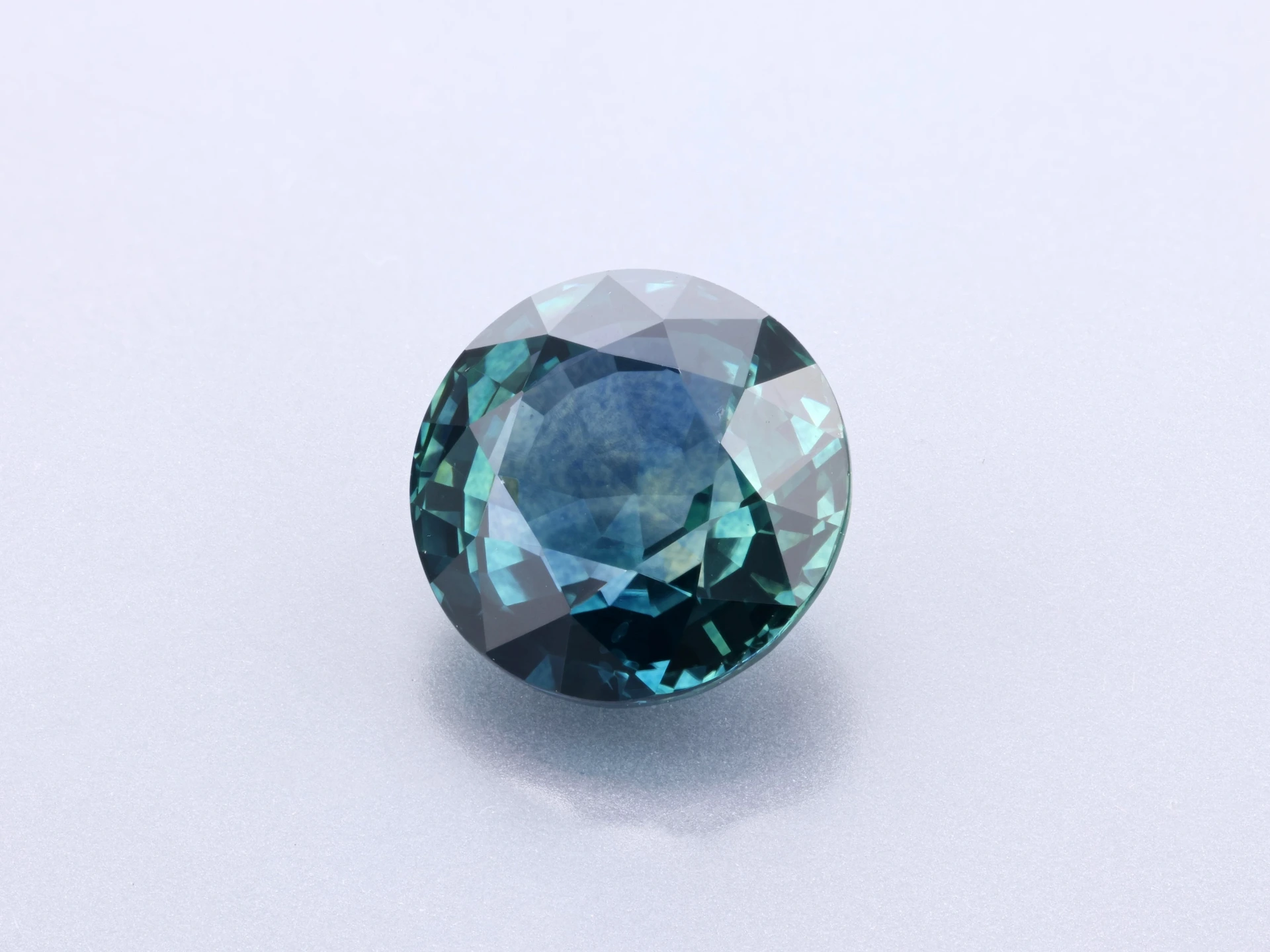 Montana Sapphire 8.16 x 8.15 x 4.95mm Round Teal
