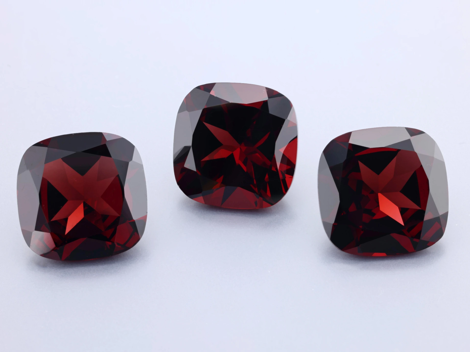 Almandine Garnet 12.00mm Square Cushion