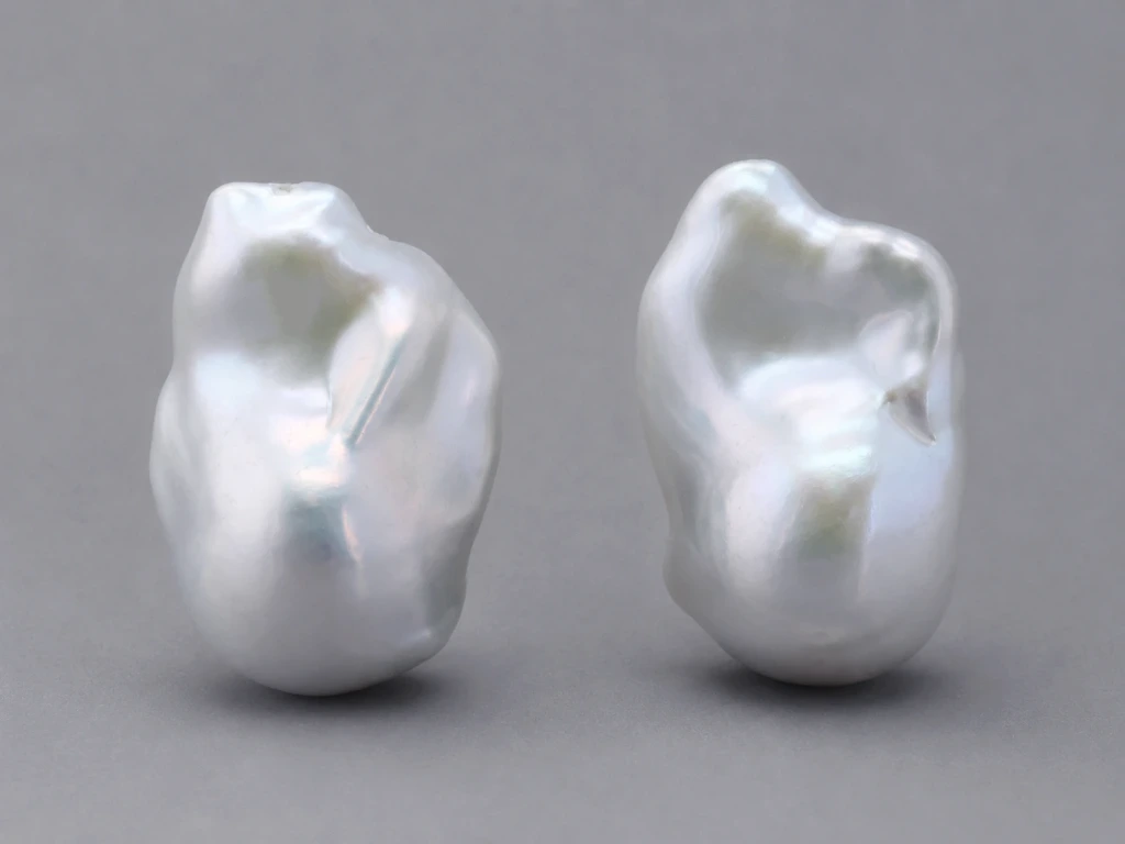 Freshwater Pearl Baroque
20x14mm+/- Free Form Half
Drilled White PAIR