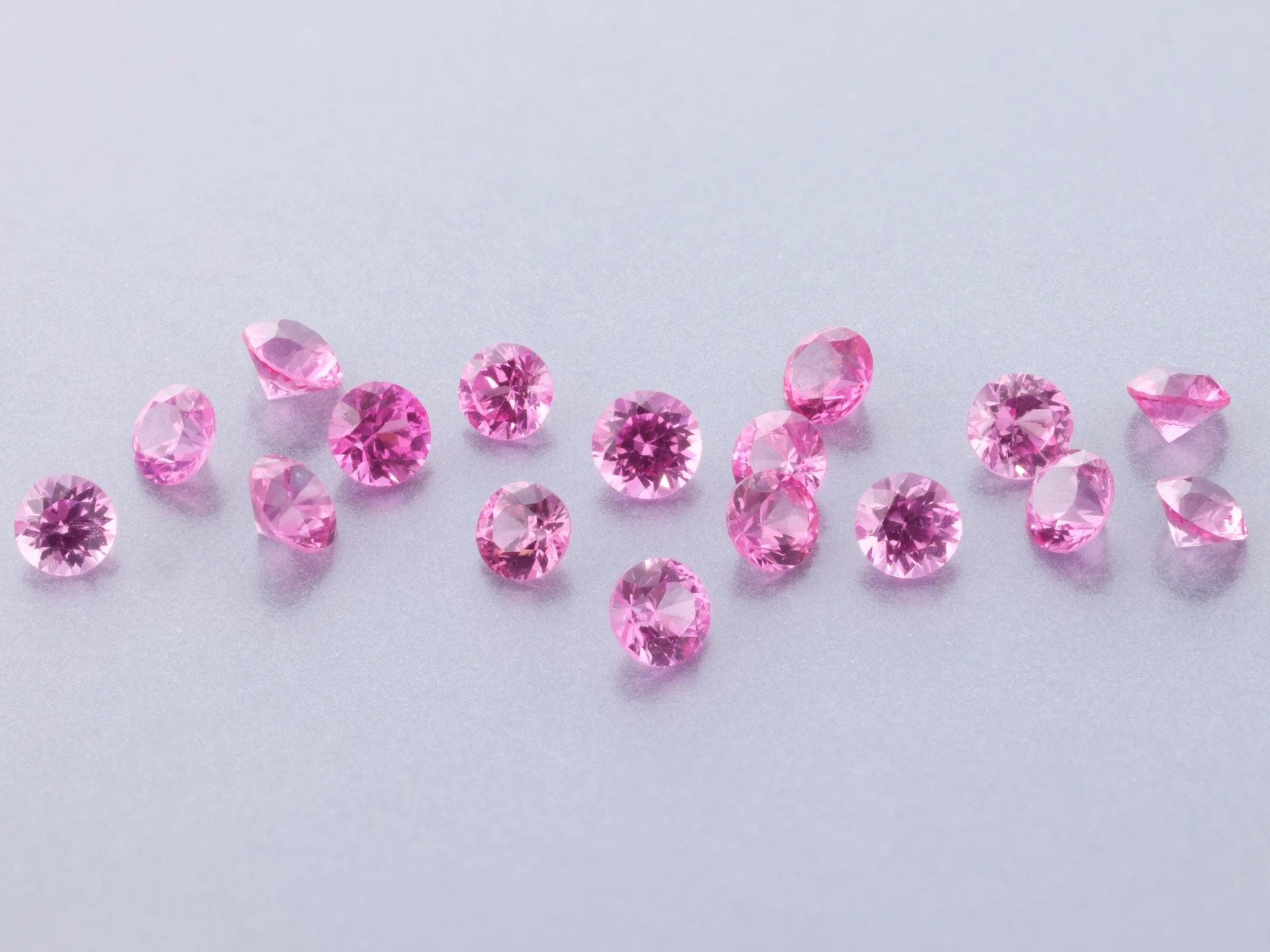 Pink Spinel 1.50mm Round Diamond Cut. Mogok