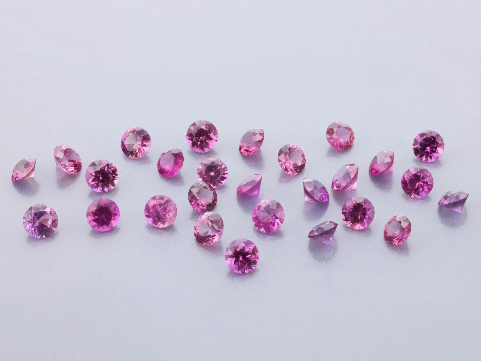 Pink Sapphire 2.25mm Round Pink Parcel 2