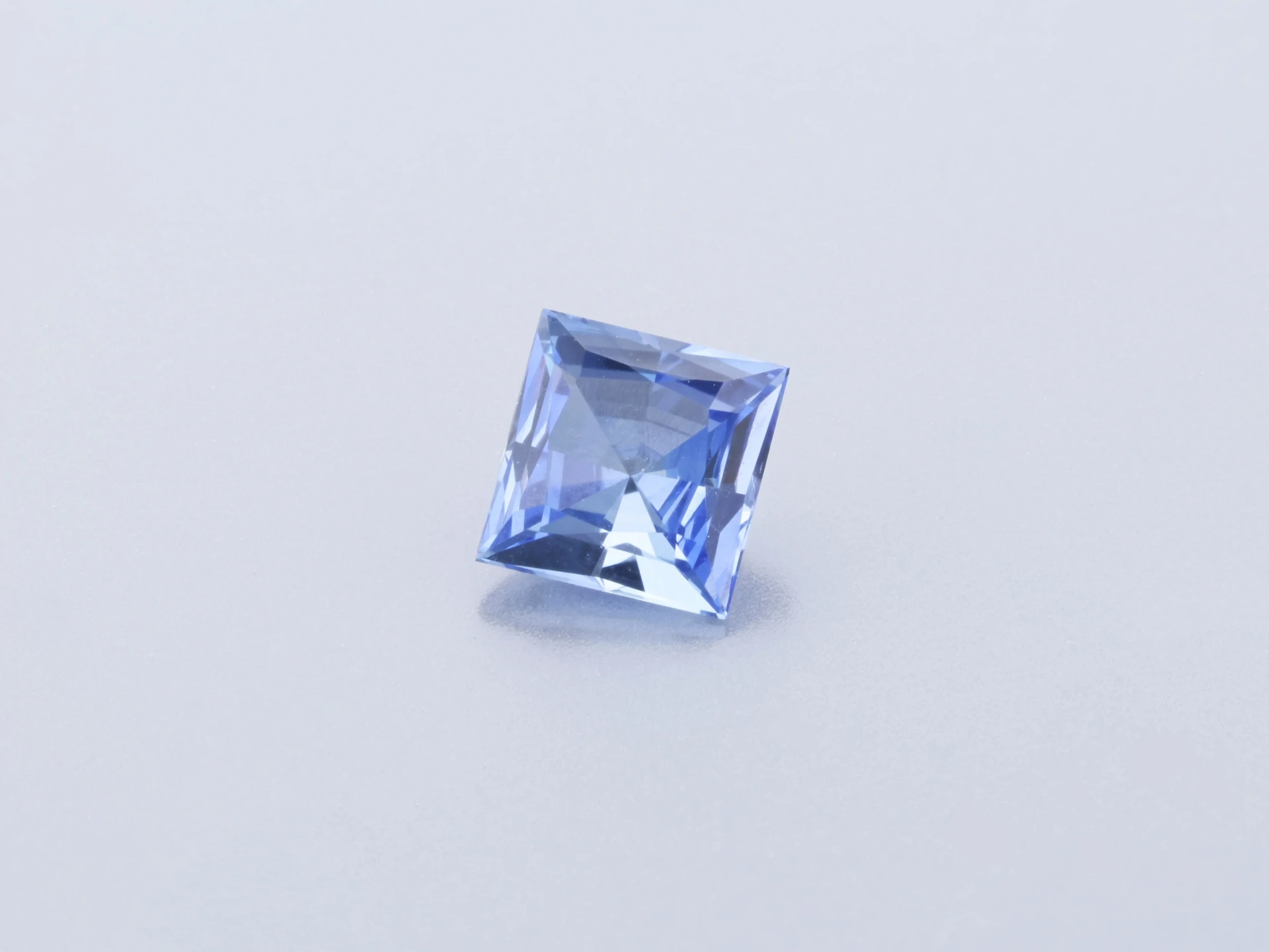Ceylon Sapphire 4.25mm Princess Cut Mid Blue