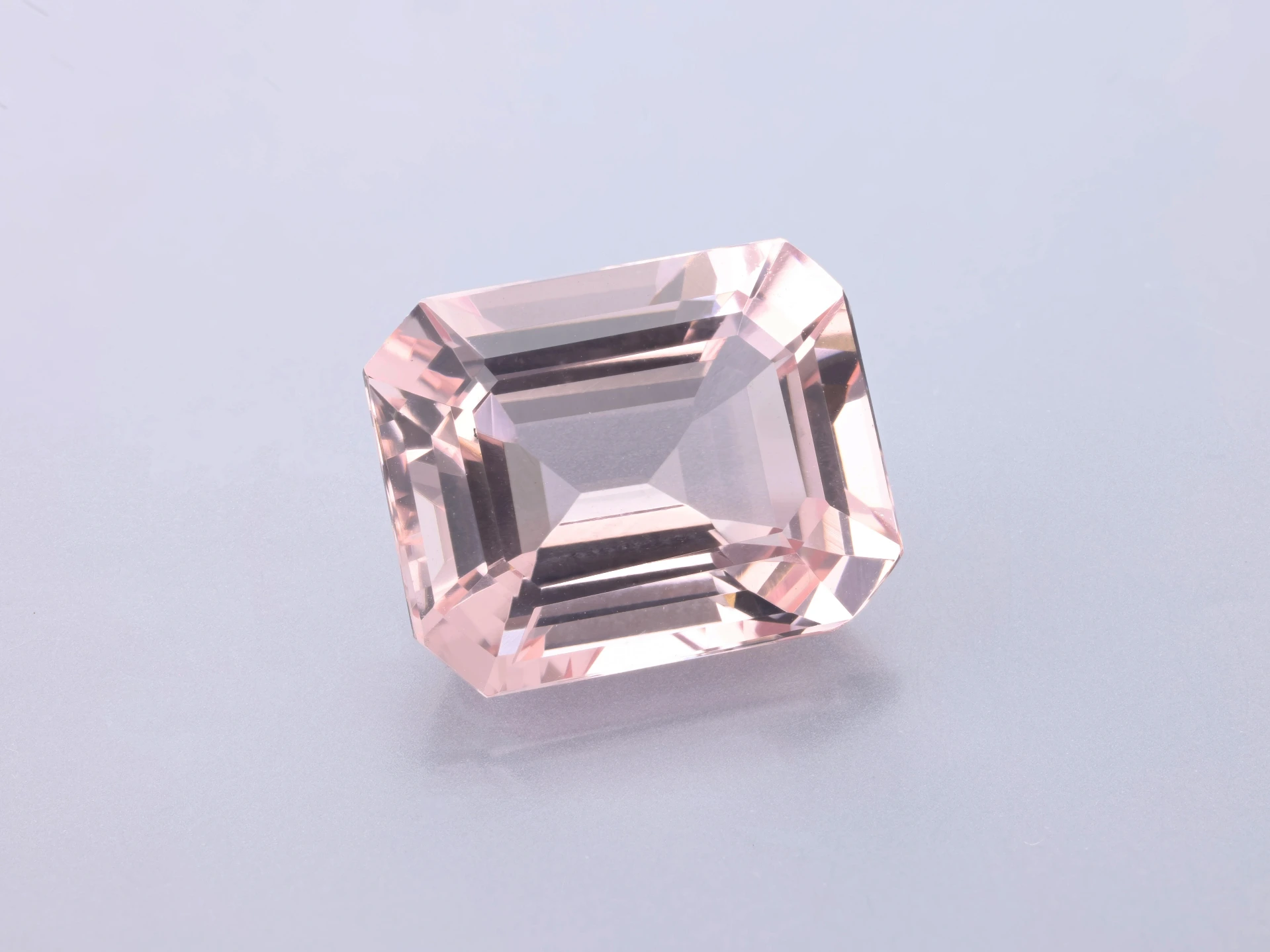 Morganite 10.90 x 8.90 x 5.85mm Emerald Cut Pink