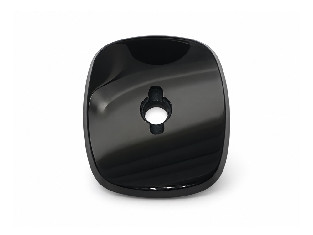 Onyx 14x12mm Cushion Buff Top Slotted Centre Hole