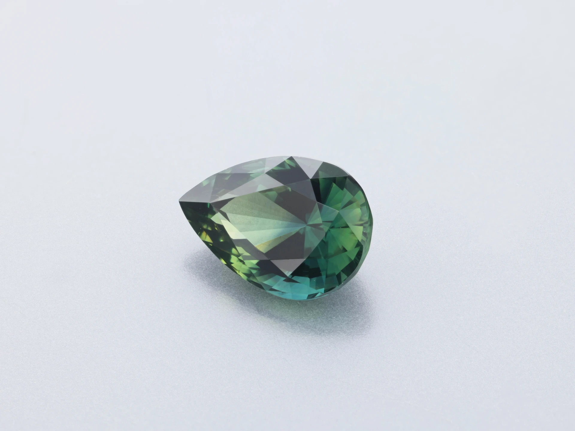 Parti Sapphire 7.18 x 4.97 x 3.60mm Pear Shape