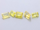 Yellow Sapphire 3.6x2.4mm - 4.2x3mm Baguette Mixed Set of 5